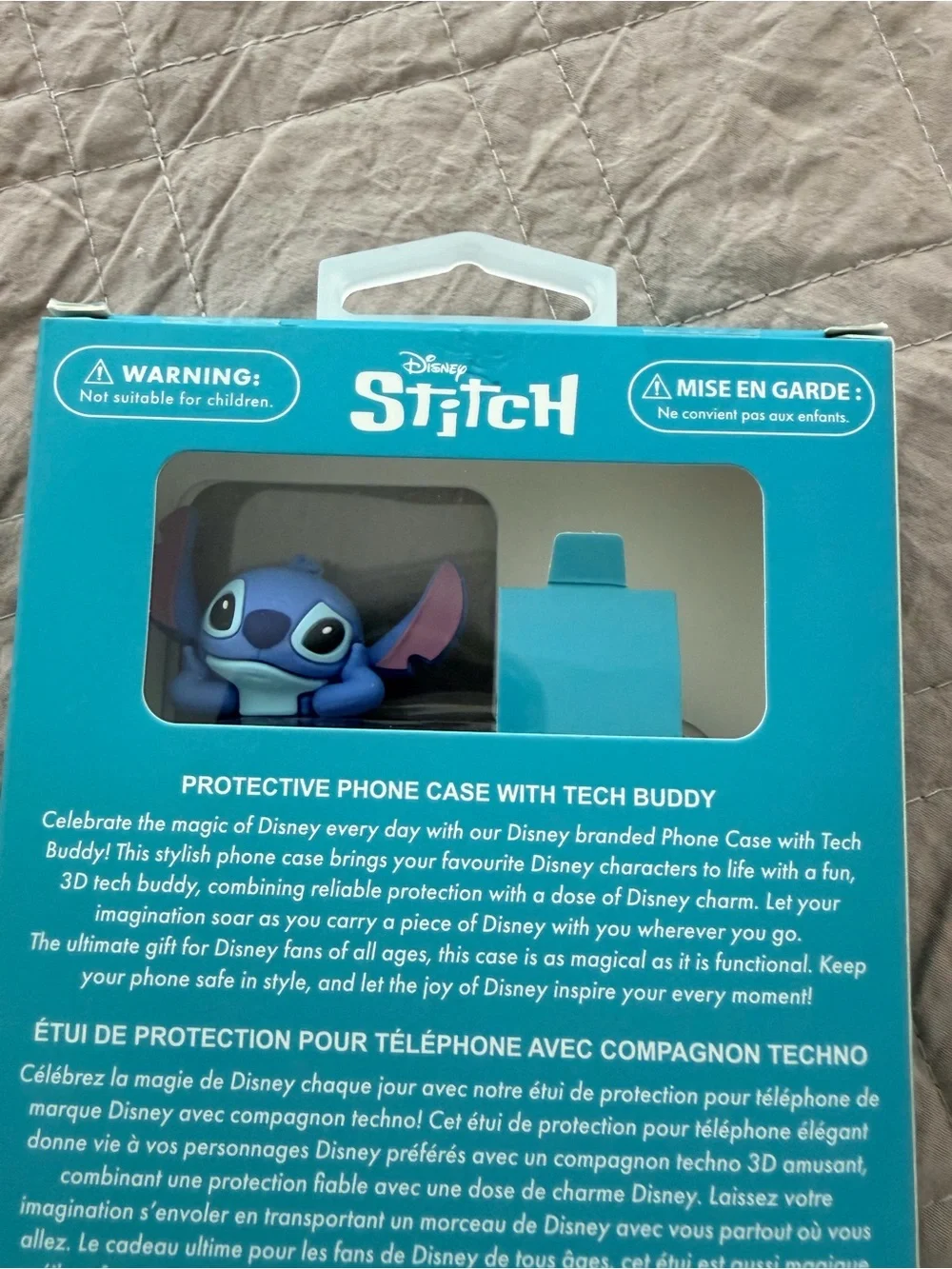 Disney Stitch Multi-Blue iPhone 15 Pro Max Case with Tech Buddy